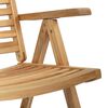 vidaXL Chaises de jardin 2 pcs Marron 52 x 64,5 x 108 cm