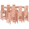 vidaXL Ensemble de bar de jardin 7 pcs bois massif douglas