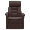 vidaXL Fauteuil de massage Marron Similicuir