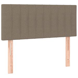 vidaXL T&ecirc;te de lit Taupe 90x5x78/88 cm Tissu