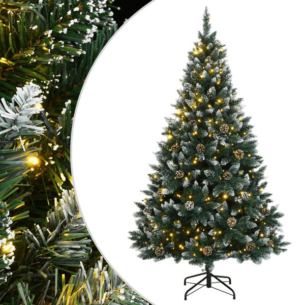 vidaXL Sapin de No&euml;l artificiel 300 LED 210 cm