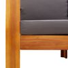 vidaXL Salon de jardin avec coussins 10 pcs bois d'acacia solide