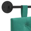 vidaXL T&ecirc;te de lit suspendue Turquoise 100 x 55 x 7 cm Velours