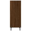 vidaXL Buffet ch&ecirc;ne marron 34,5x32,5x90 cm bois d'ing&eacute;nierie