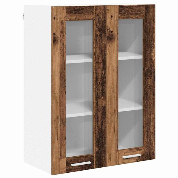 vidaXL Armoire suspendue Bois ancien 60 x 31 x 80 cm Bois d'ing&eacute;nierie