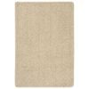vidaXL Tapis shaggy antid&eacute;rapant Cr&egrave;me 160x230 cm