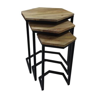 HSM Collection Ensemble de tables basses 3 pcs