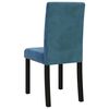 vidaXL Chaises &agrave; manger lot de 2 bleu velours