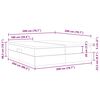 vidaXL Lit avec rangement et matelas Noir 200 x 200 cm Velours
