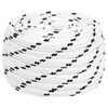 vidaXL Corde de travail Blanc 20 mm 25 m Polyester