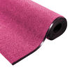 vidaXL Tapis d'entr&eacute;e Autre Rose et Noir 120 x 350 cm Polyamide et PVC