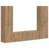 vidaXL Ensemble meuble TV 6 pcs Ch&ecirc;ne artisanal Bois d'ing&eacute;nierie