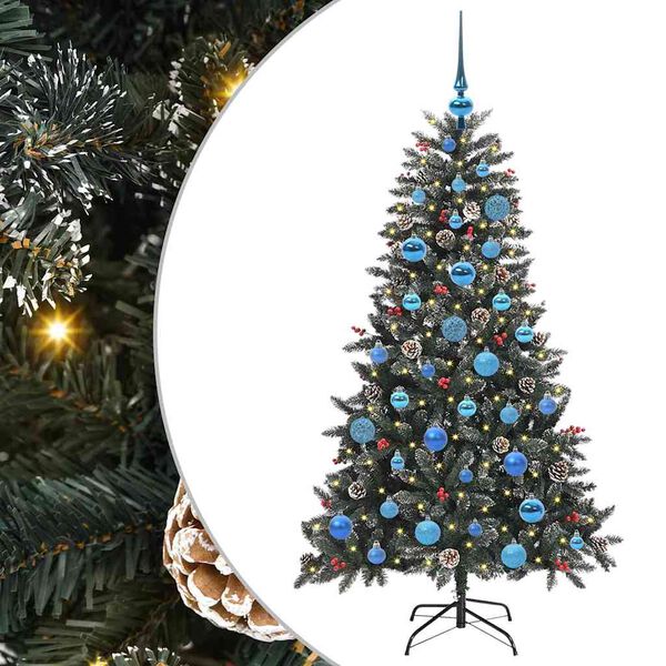 vidaXL Sapin de No&euml;l artificiel Vert 150 cm PVC, plastique et acier