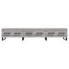 vidaXL Meuble TV sonoma gris 150x36x30 cm bois d'ing&eacute;nierie