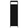 vidaXL Armoire &agrave; chaussures noir 75x34x112 cm bois d'ing&eacute;nierie