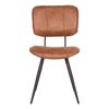 LABEL51 Chaises &agrave; manger lot de 2 Fos 49x60x87 cm cognac
