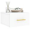 vidaXL Tables de chevet murales 2 pcs blanc 35x35x20 cm