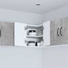 vidaXL Armoire de cuisine Lucca Gris b&eacute;ton 57 x 57 x 40 cm