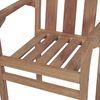 vidaXL Chaises de jardin empilables avec coussins lot de 8 Teck solide