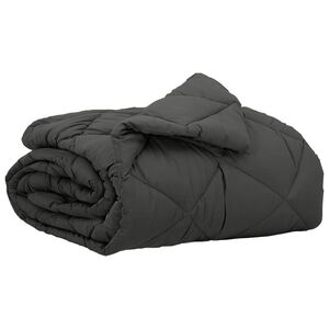 vidaXL Duvet d'&eacute;t&eacute; simple Anthracite 200 x 135 cm Microfibre