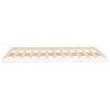 vidaXL Cadre de lit sans matelas blanc 120x200 cm bois de pin massif