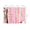 WALPLUS Autocollant de d&eacute;coration de maison Fleur cerisier 320x180cm