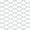 vidaXL Cl&ocirc;ture hexagonale Vert 0,8 x 10 m PVC