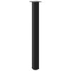 vidaXL Pieds de table de bar 4 pi&egrave;ces Noir 90-92 cm Acier
