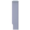 vidaXL Cache-Radiateur 2 pcs Gris 152 x 19 x 81,5 cm Bois d'ing&eacute;nierie