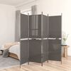 vidaXL Cloison de s&eacute;paration 5 panneaux Anthracite 250x180 cm Tissu