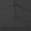 vidaXL Belv&eacute;d&egrave;re avec rideaux 600x298x270 cm Anthracite