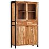 vidaXL Buffet 100 x 40 x 175 cm Bois d'acacia massif