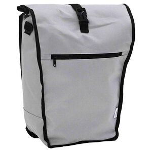 vidaXL Sac &agrave; v&eacute;lo Gris 34 x 16 x 59 cm Polyester