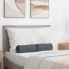 vidaXL Coussins d'accent 2 pcs Gris fonc&eacute; &Oslash; 15 x 40 cm