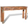 vidaXL Table console avec 3 tiroirs Bois recycl&eacute;