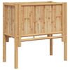 vidaXL Lit sur&eacute;lev&eacute; Marron 70 x 35 x 70 cm Bambou