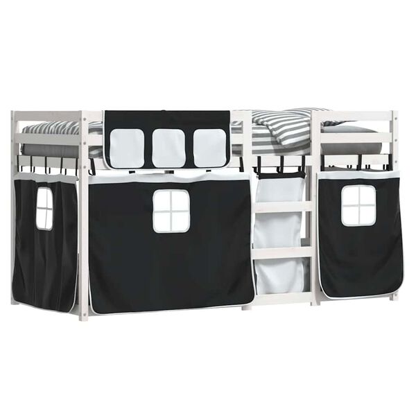 vidaXL Lit superpos&eacute; sans matelas 75x190 cm bois de pin massif