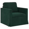 vidaXL Canap&eacute; 2 pcs Vert fonc&eacute; 158 x 78 x 80 cm Velours