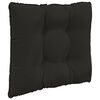 vidaXL Coussin de canap&eacute; d'ext&eacute;rieur 3 pcs Noir Polyester