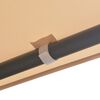 vidaXL Chapiteau tente 4 x 4 m Acier Beige