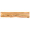 vidaXL Dessus de table &agrave; bord vivant 180x20x2,5cm bois massif manguier