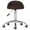 vidaXL Chaises pivotantes &agrave; manger lot de 4 marron similicuir