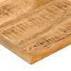 vidaXL Dessus de table 60x60x3,8 cm bord vif bois massif manguier brut