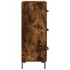 vidaXL Buffet Ch&ecirc;ne fum&eacute; 34,5x34x90 cm Bois d'ing&eacute;nierie