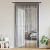 vidaXL Rideaux &agrave; fils 2 pi&egrave;ces Anthracite 100x250 cm