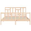 vidaXL Cadre de lit sans matelas 160x200 cm bois massif de pin
