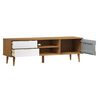 vidaXL Meuble TV MOLDE Marron 158x40x49 cm Bois de pin massif