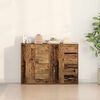 vidaXL Buffet 2 pcs Bois ancien 60 x 31 x 84 cm Bois d'ingénierie