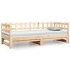 vidaXL Lit coulissant sans matelas 2x(80x200) cm Bois de pin massif