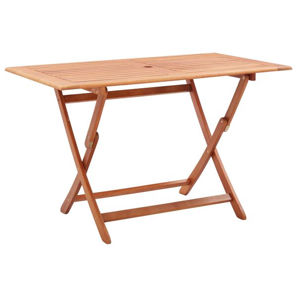 vidaXL Ensemble &agrave; manger d'ext&eacute;rieur 5 pcs noir Bois eucalyptus solide